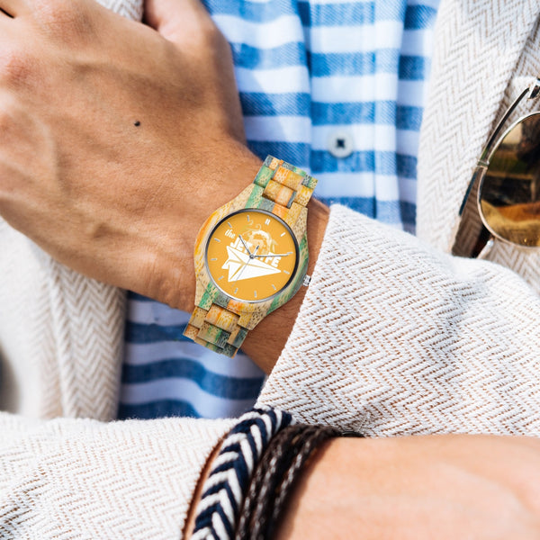 The JL Camouflage Wooden Watch