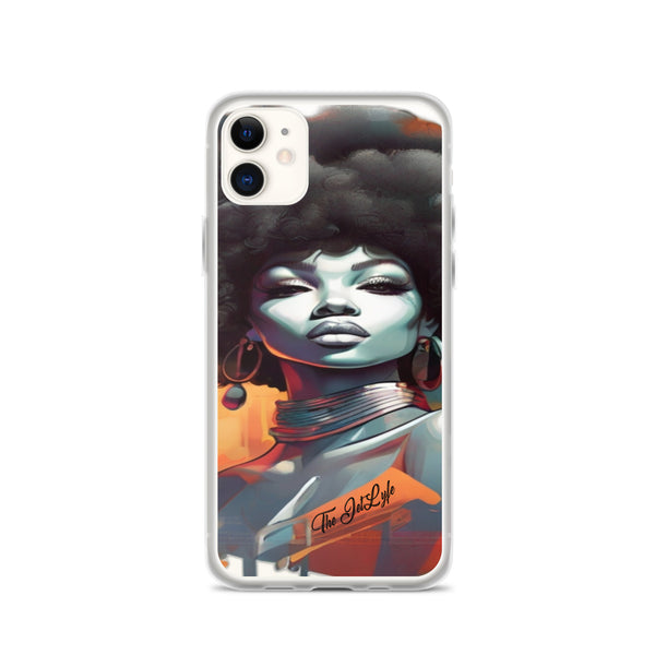 Queen Lyfe Clear iPhone Case