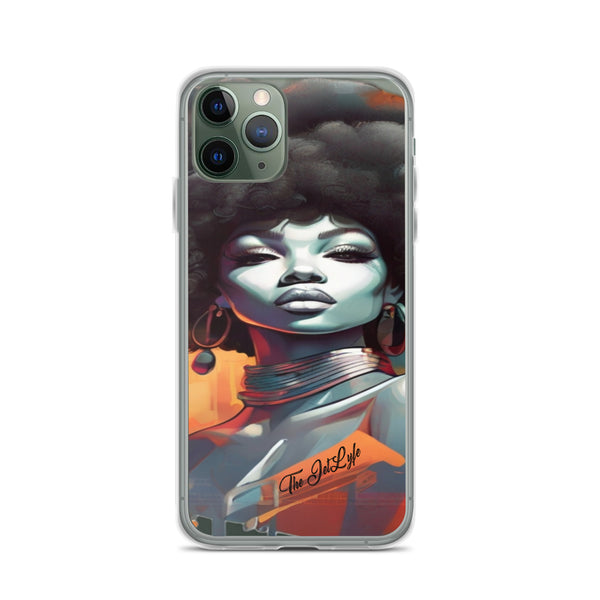 Queen Lyfe Clear iPhone Case