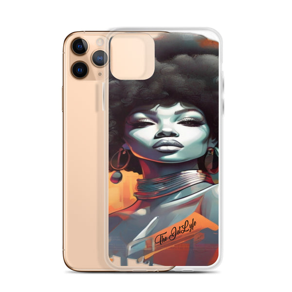 Queen Lyfe Clear iPhone Case