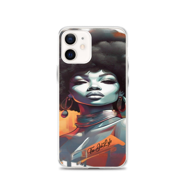 Queen Lyfe Clear iPhone Case