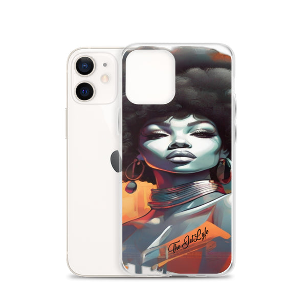 Queen Lyfe Clear iPhone Case