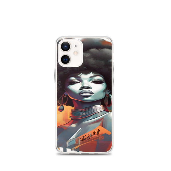 Queen Lyfe Clear iPhone Case