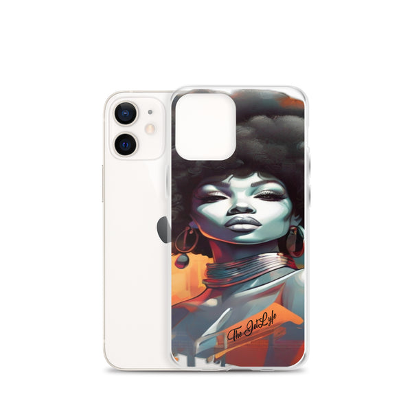 Queen Lyfe Clear iPhone Case