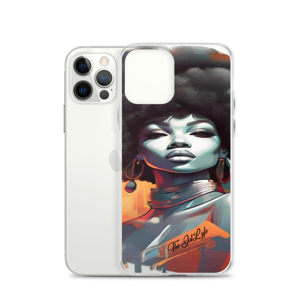 Queen Lyfe Clear iPhone Case