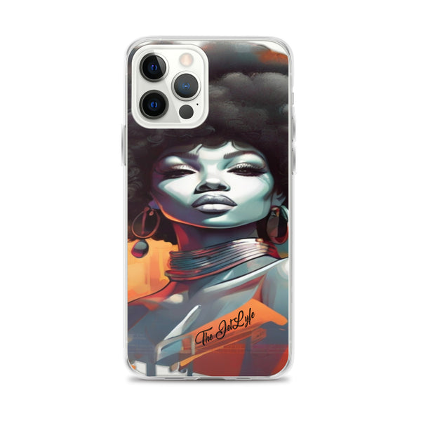 Queen Lyfe Clear iPhone Case