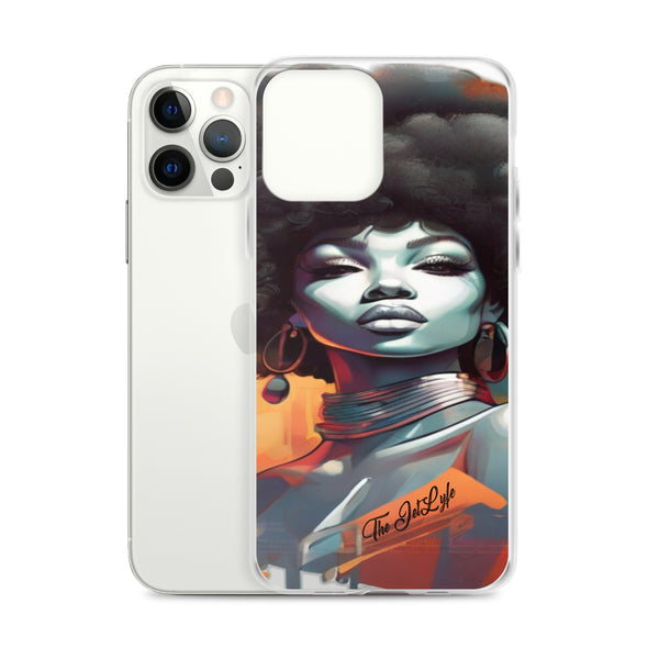 Queen Lyfe Clear iPhone Case
