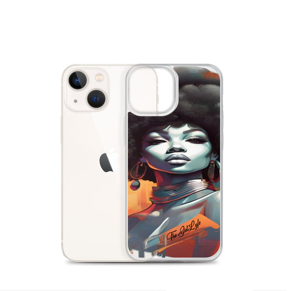 Queen Lyfe Clear iPhone Case
