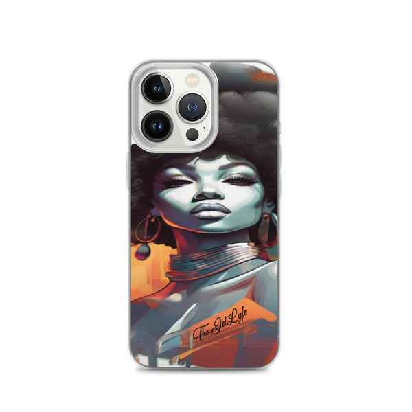 Queen Lyfe Clear iPhone Case
