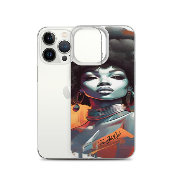 Queen Lyfe Clear iPhone Case