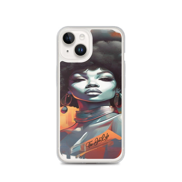 Queen Lyfe Clear iPhone Case