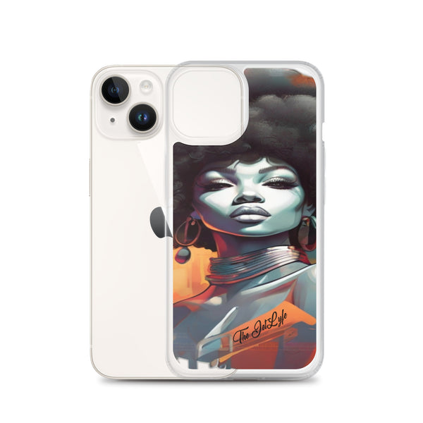 Queen Lyfe Clear iPhone Case