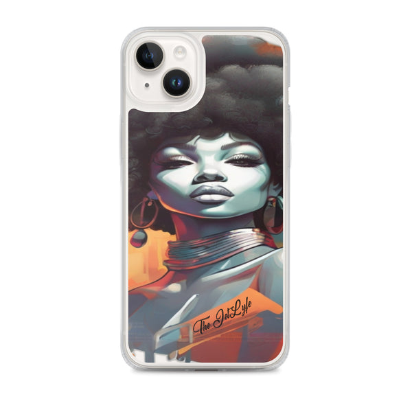 Queen Lyfe Clear iPhone Case