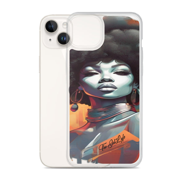 Queen Lyfe Clear iPhone Case