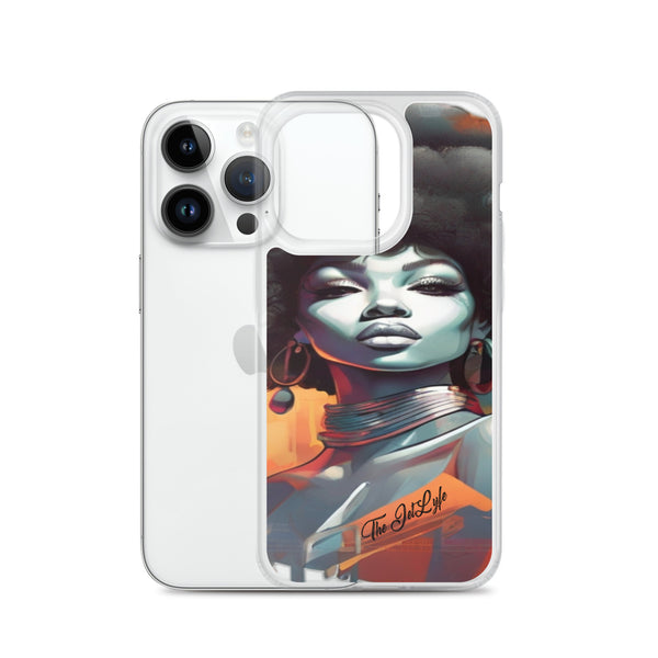 Queen Lyfe Clear iPhone Case