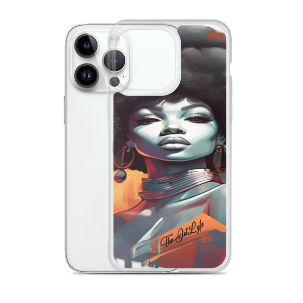 Queen Lyfe Clear iPhone Case