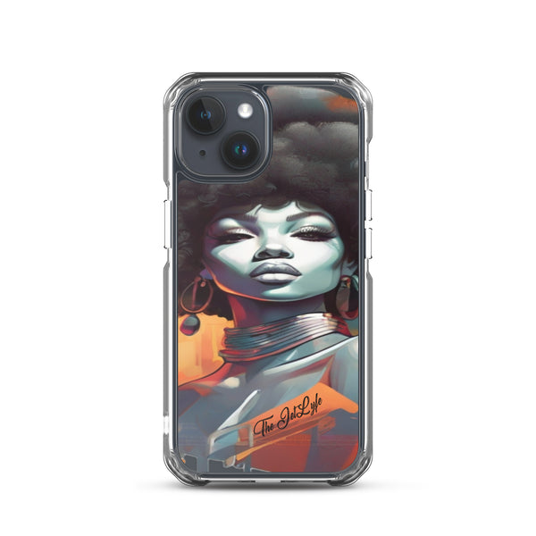 Queen Lyfe Clear iPhone Case