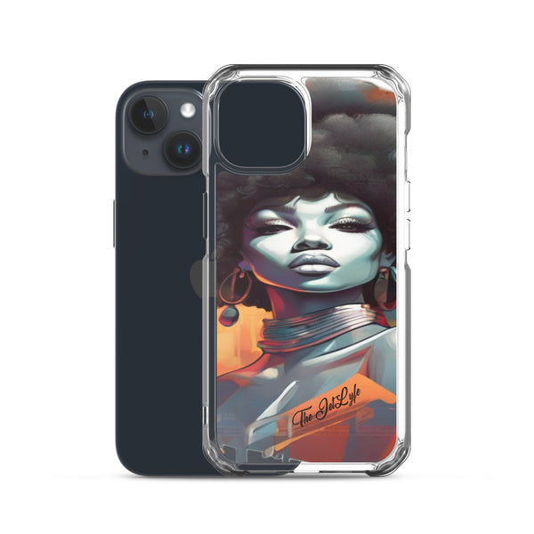 Queen Lyfe Clear iPhone Case