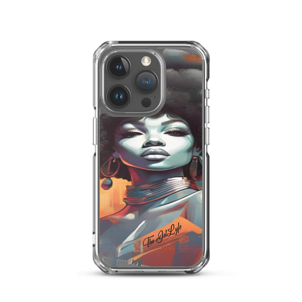 Queen Lyfe Clear iPhone Case