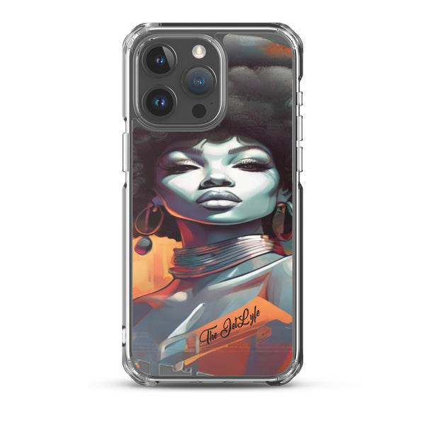 Queen Lyfe Clear iPhone Case