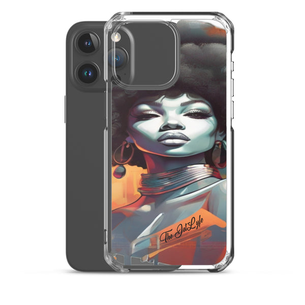 Queen Lyfe Clear iPhone Case