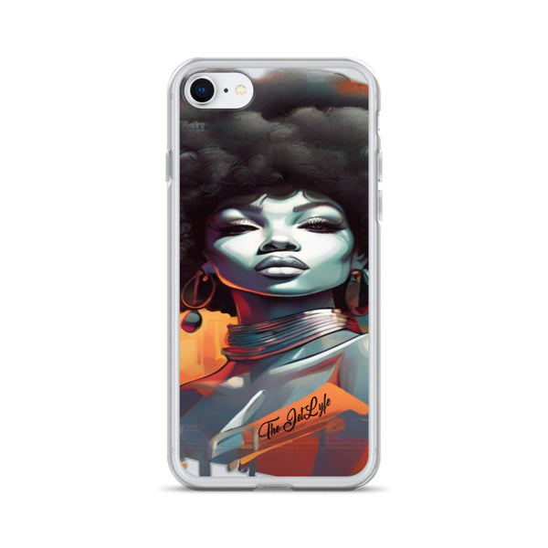 Queen Lyfe Clear iPhone Case
