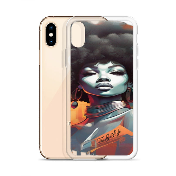 Queen Lyfe Clear iPhone Case