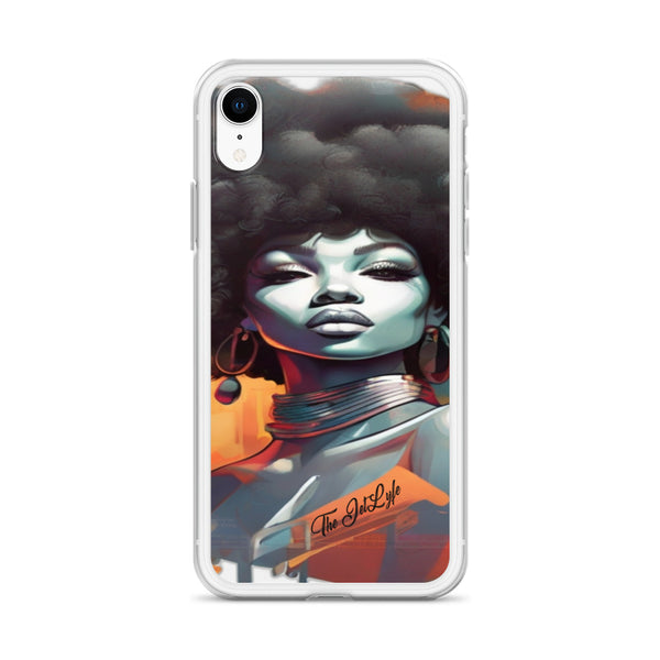 Queen Lyfe Clear iPhone Case