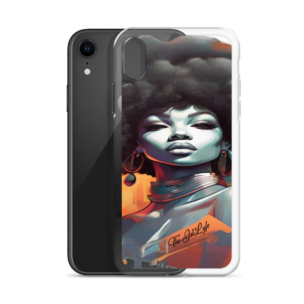 Queen Lyfe Clear iPhone Case
