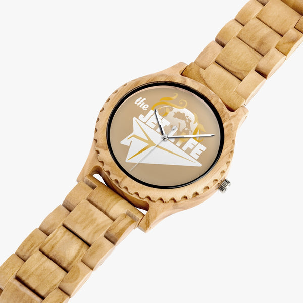 The JL Italian Olive Lumber Wooden Watch