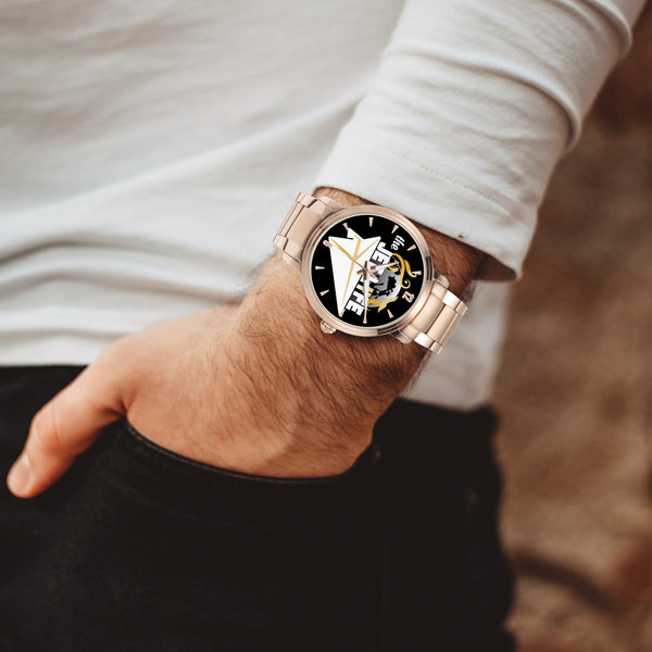 The JL Steel Water Resistant Watch (With Indicators)