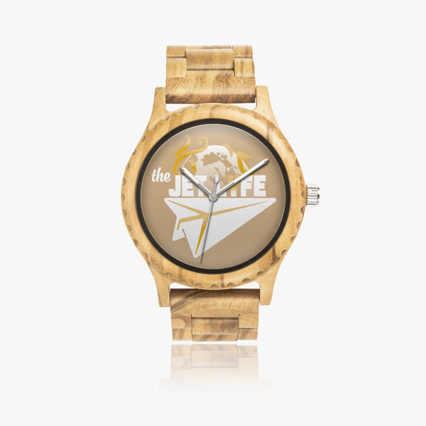 The JL Italian Olive Lumber Wooden Watch