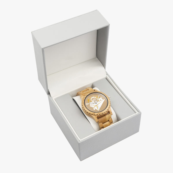 The JL Italian Olive Lumber Wooden Watch