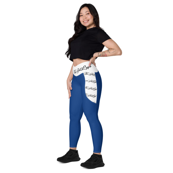 The JL Crossover leggings (with pockets / Blue)