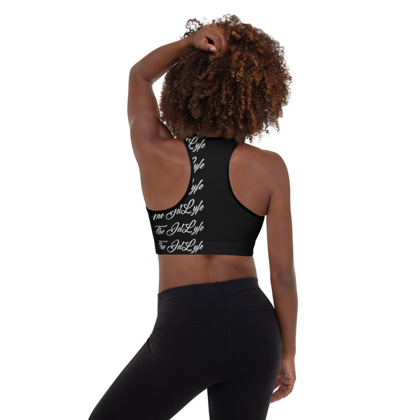 The JL Crooked Letter Sports Bra