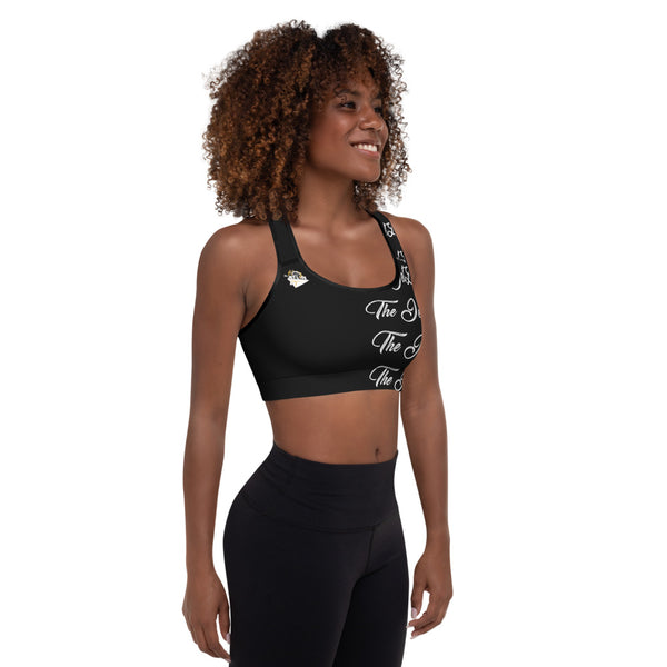 The JL Crooked Letter Sports Bra