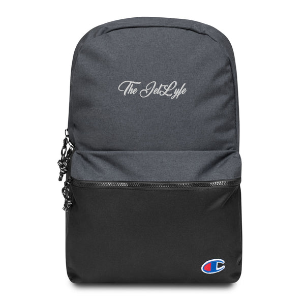 The JetLyfe Embroidered Champion Backpack