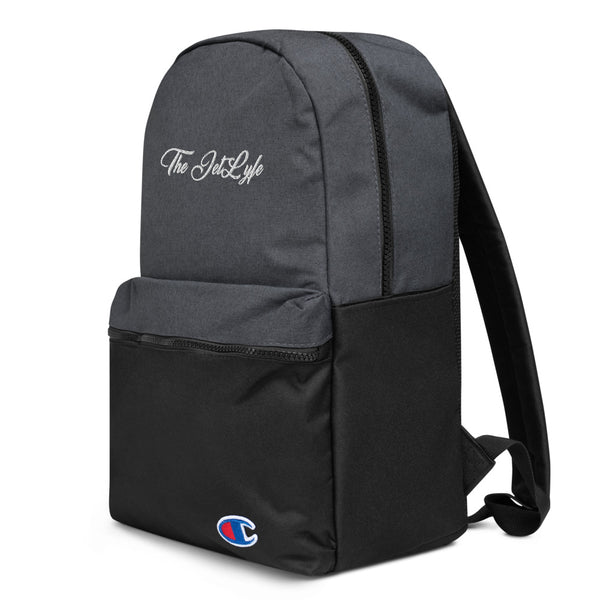 The JetLyfe Embroidered Champion Backpack