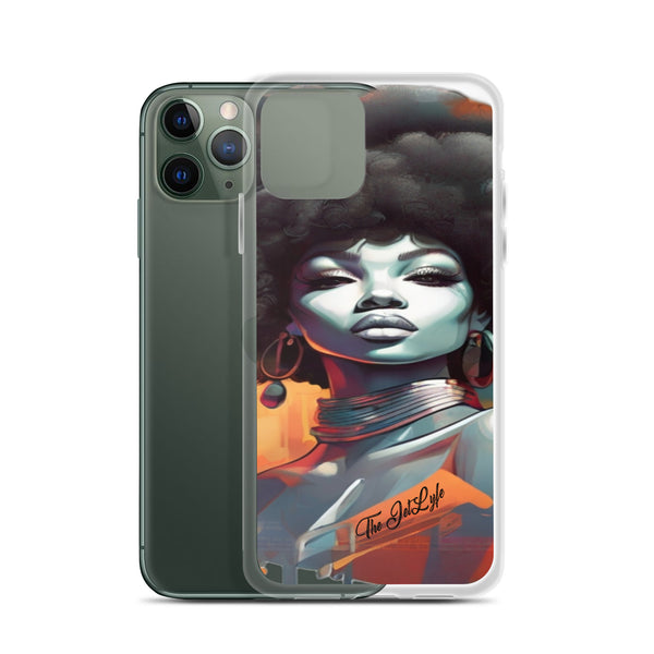 Queen Lyfe Clear iPhone Case