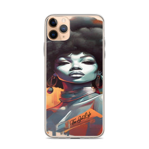 Queen Lyfe Clear iPhone Case