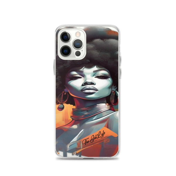 Queen Lyfe Clear iPhone Case