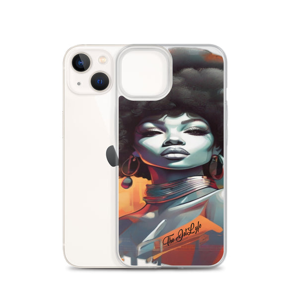 Queen Lyfe Clear iPhone Case