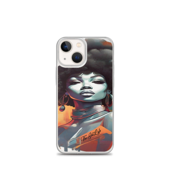 Queen Lyfe Clear iPhone Case