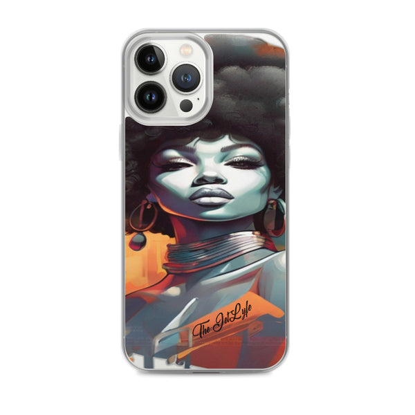 Queen Lyfe Clear iPhone Case