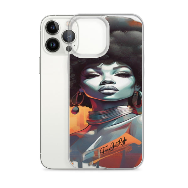 Queen Lyfe Clear iPhone Case