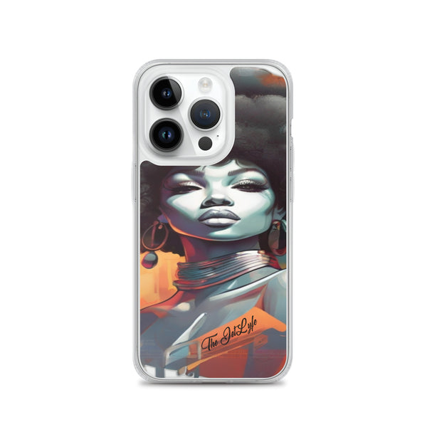 Queen Lyfe Clear iPhone Case