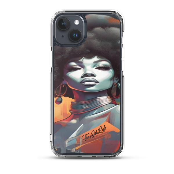 Queen Lyfe Clear iPhone Case