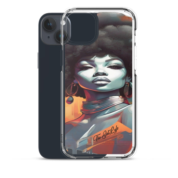 Queen Lyfe Clear iPhone Case