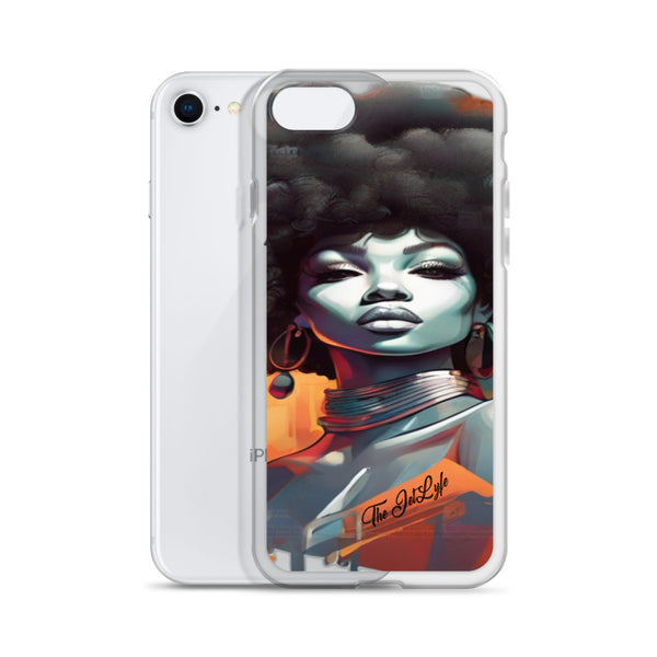 Queen Lyfe Clear iPhone Case