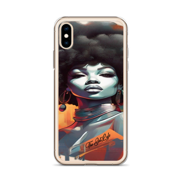 Queen Lyfe Clear iPhone Case